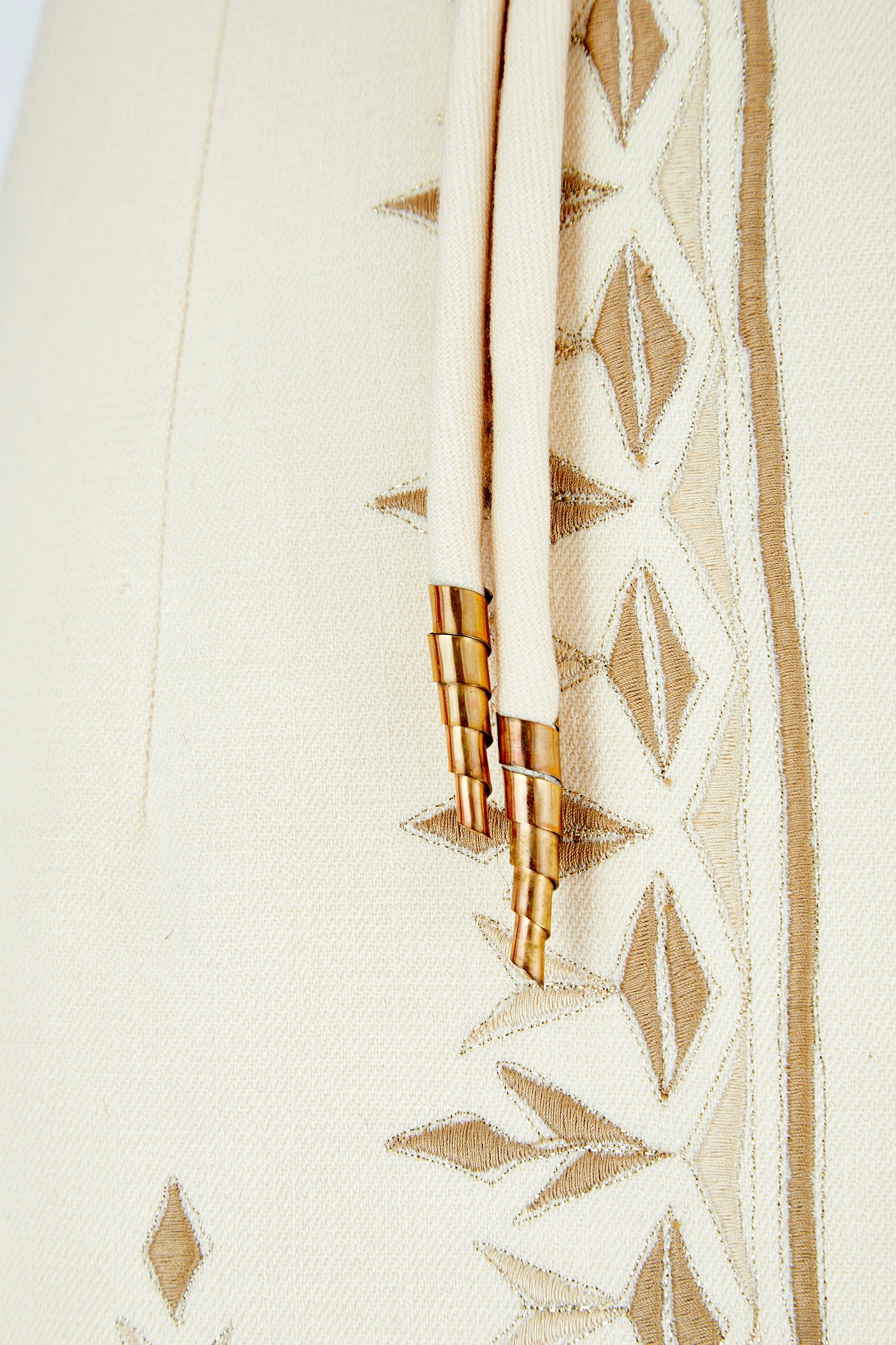 1970s Diorling by Christian Dior Embroidered Wool Tunic - Image 12