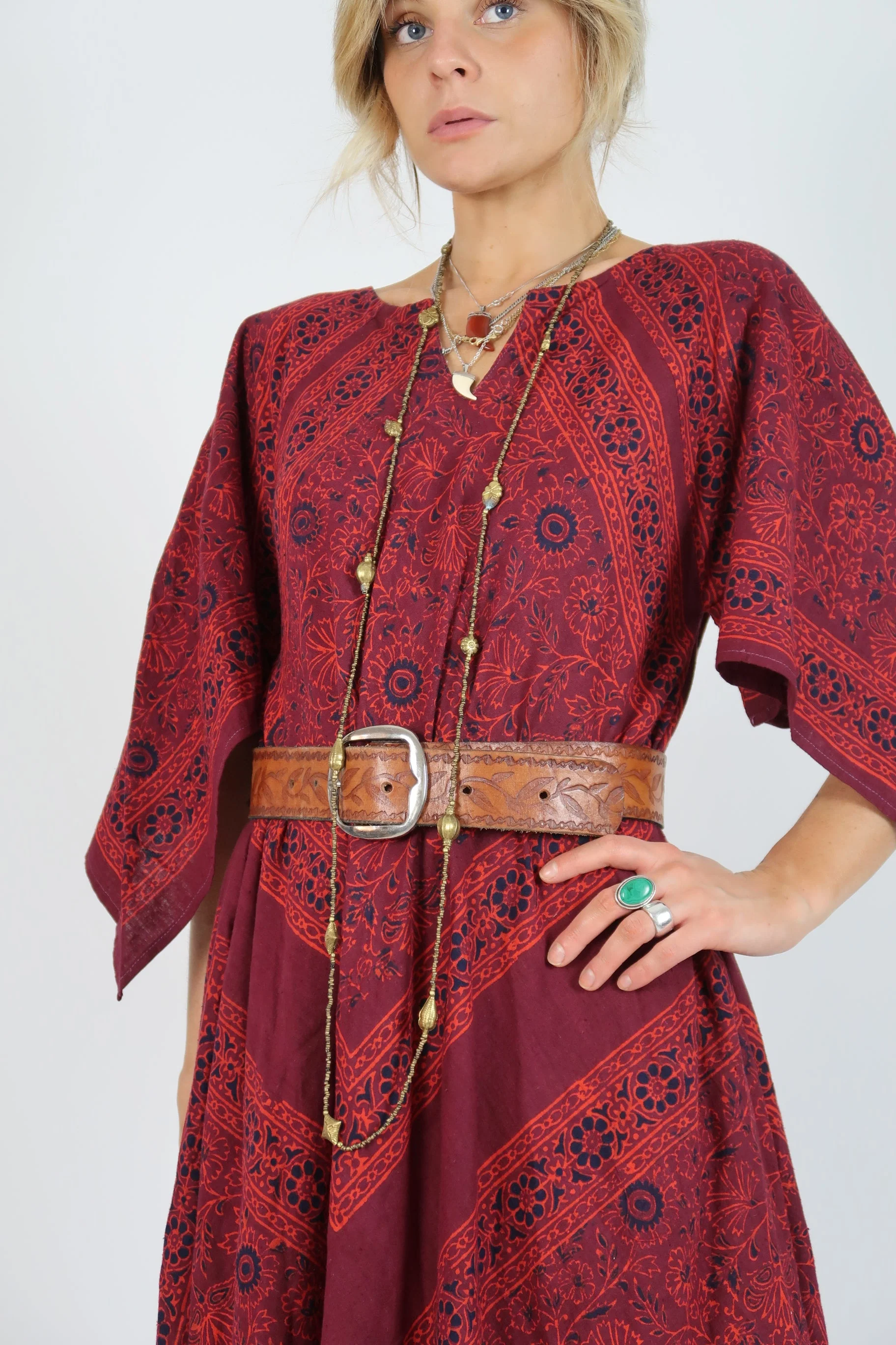 70s Indian bead necklace - Image 11