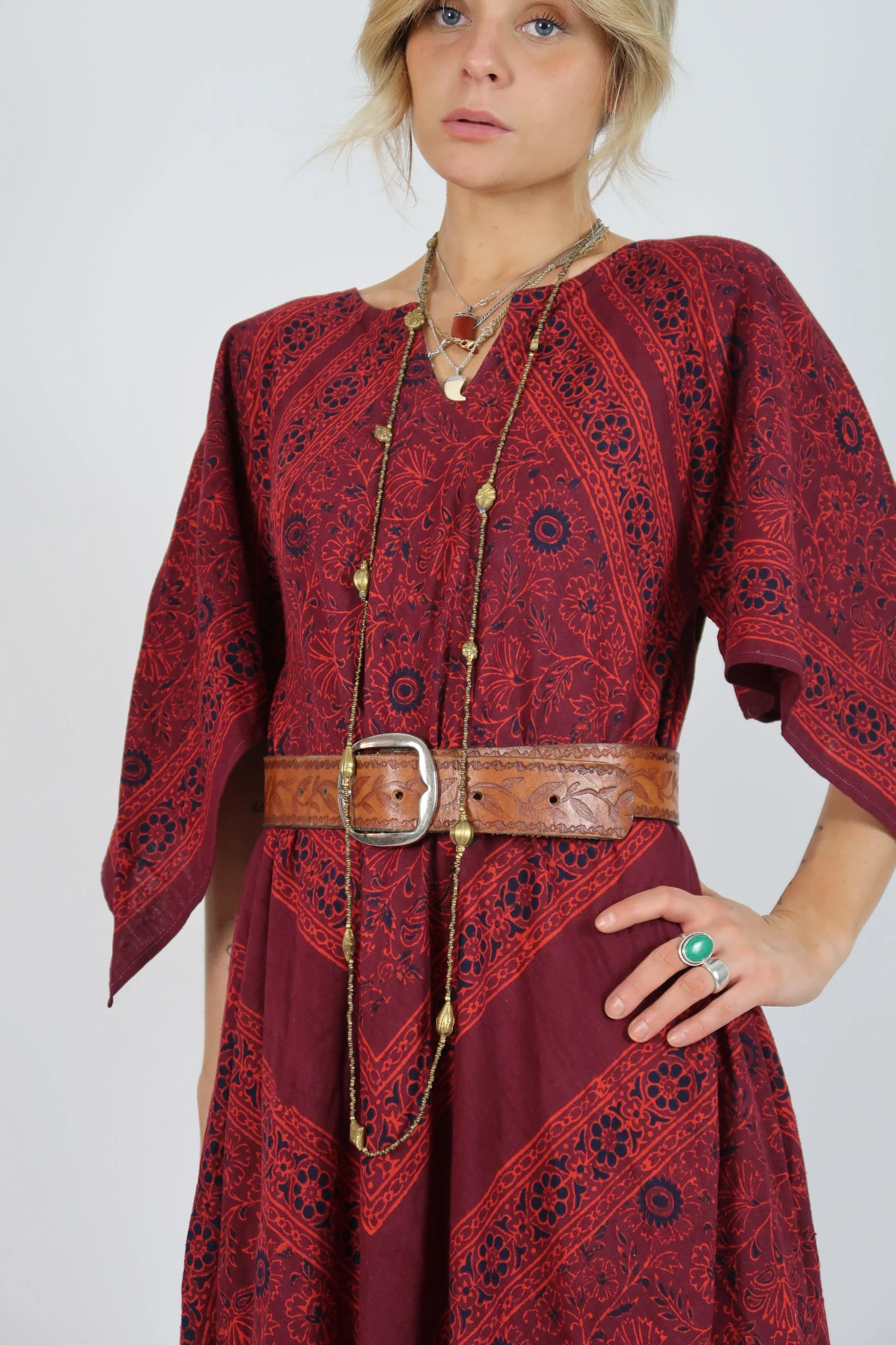 70s Indian bead necklace - Image 13