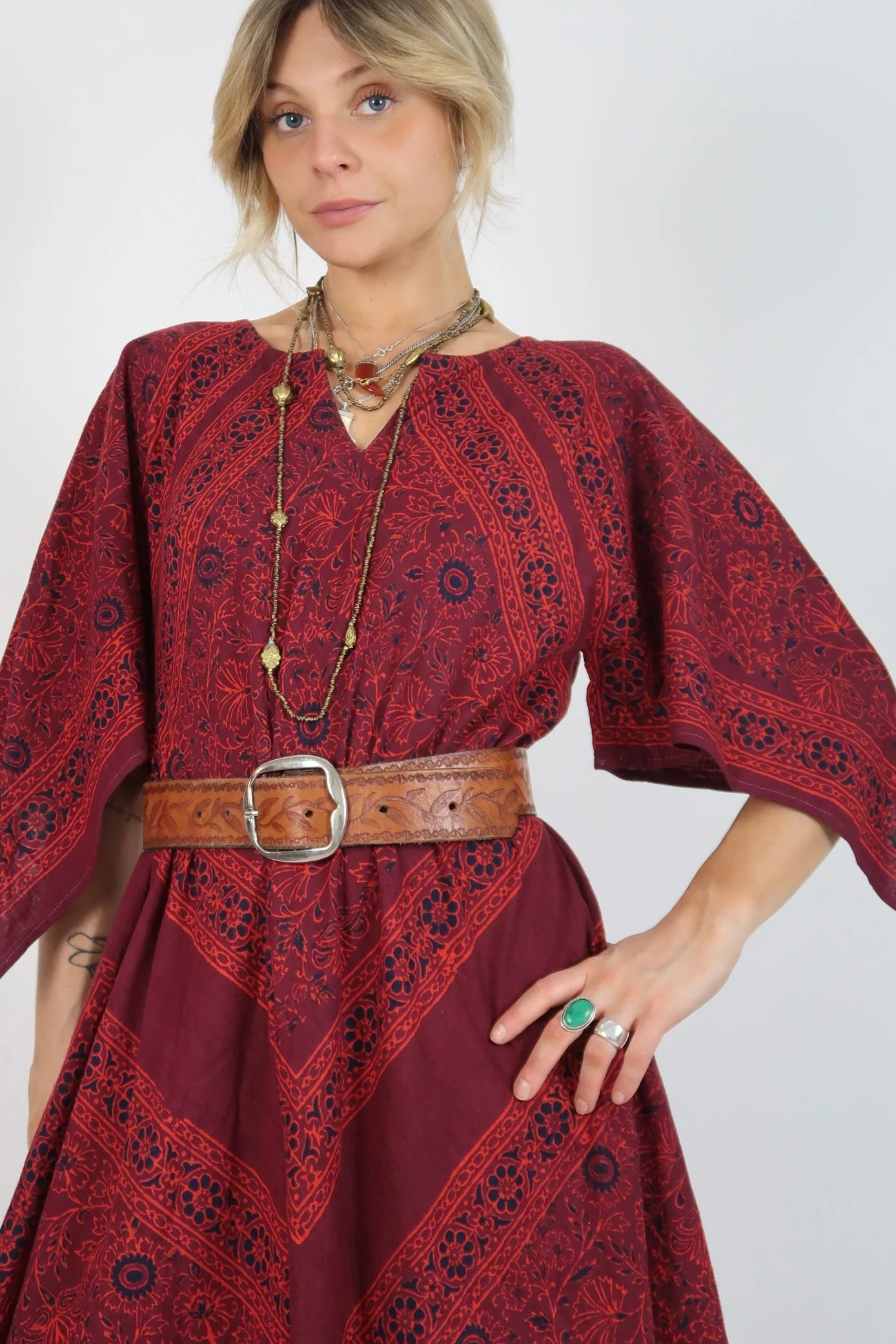 70s Indian bead necklace - Image 7