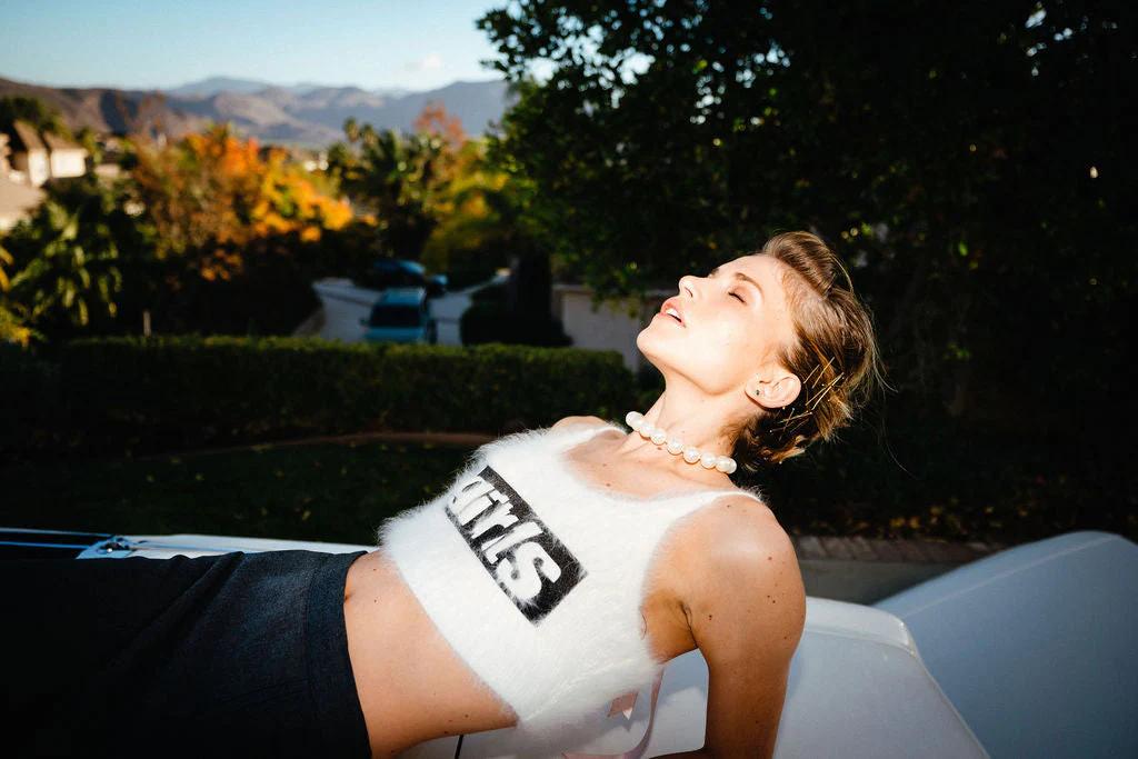 Alexander Wang "Girls" Fuzzy Crop Top - Image 5