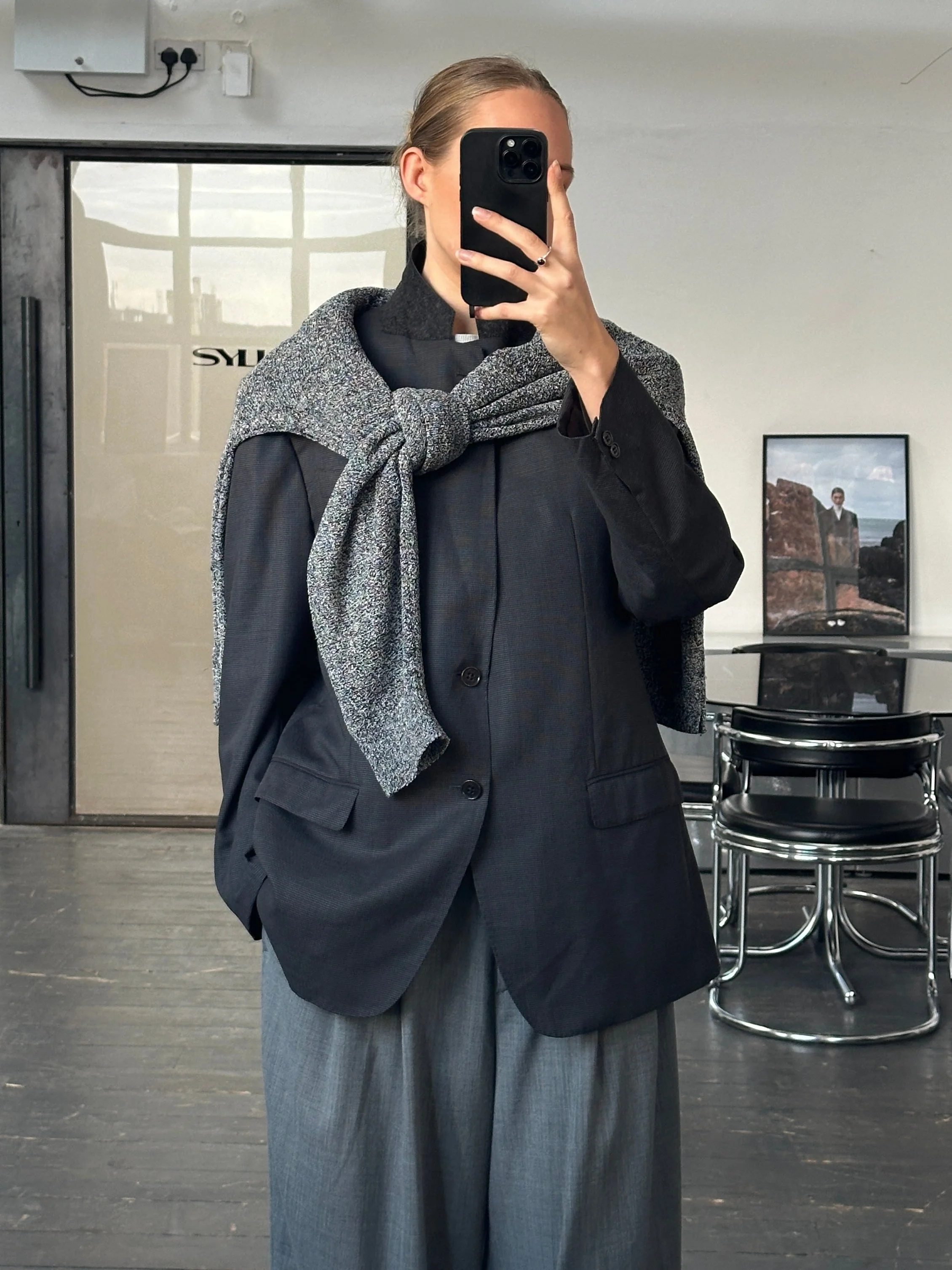 Armani Collezioni 2000s Pure Wool Super 130s Blazer - 44R/XL - Image 11