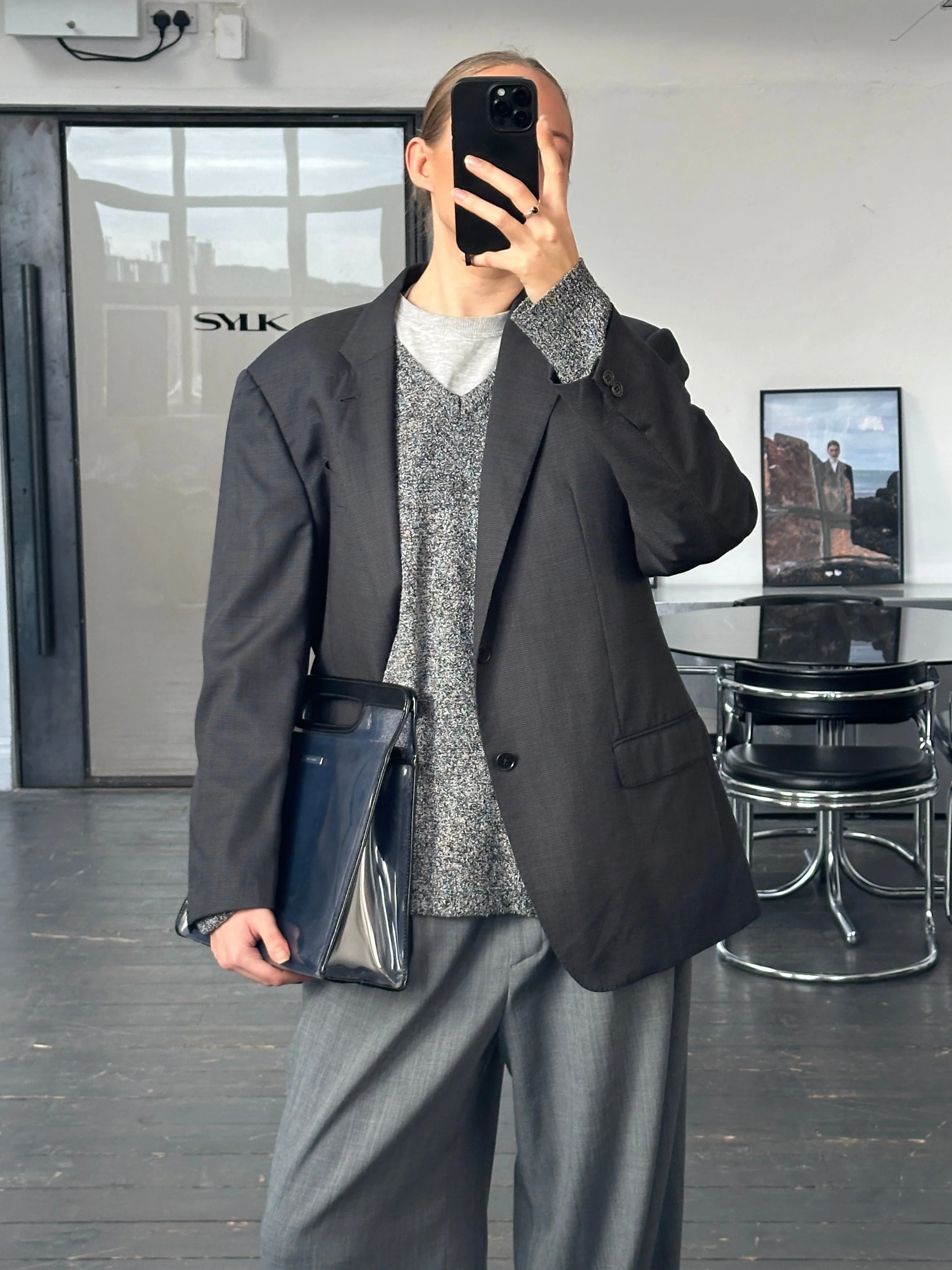 Armani Collezioni 2000s Pure Wool Super 130s Blazer - 44R/XL - Image 24