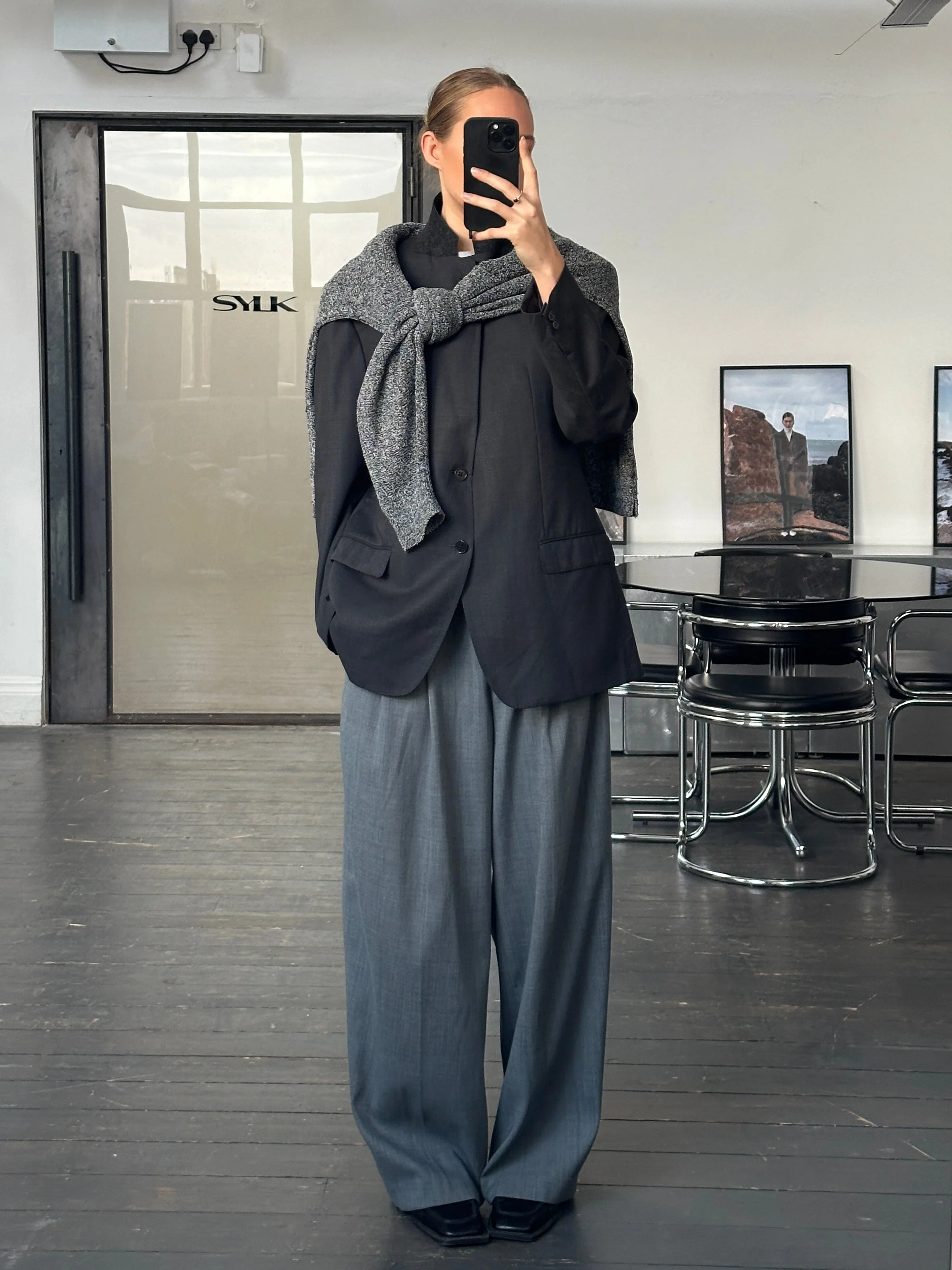 Armani Collezioni 2000s Pure Wool Super 130s Blazer - 44R/XL - Image 26