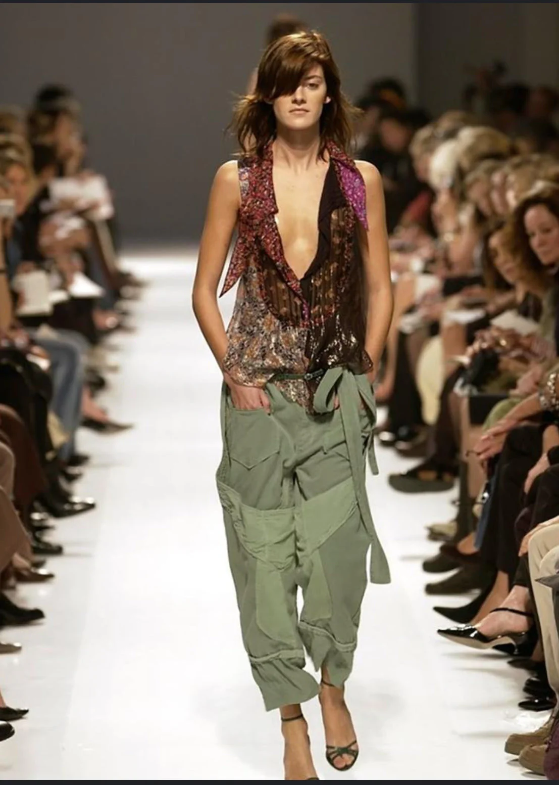 Balenciaga Le Dix by Nicolas Ghesquière Spring 2002 Runway Patchwork Top – FR 36 - Image 8