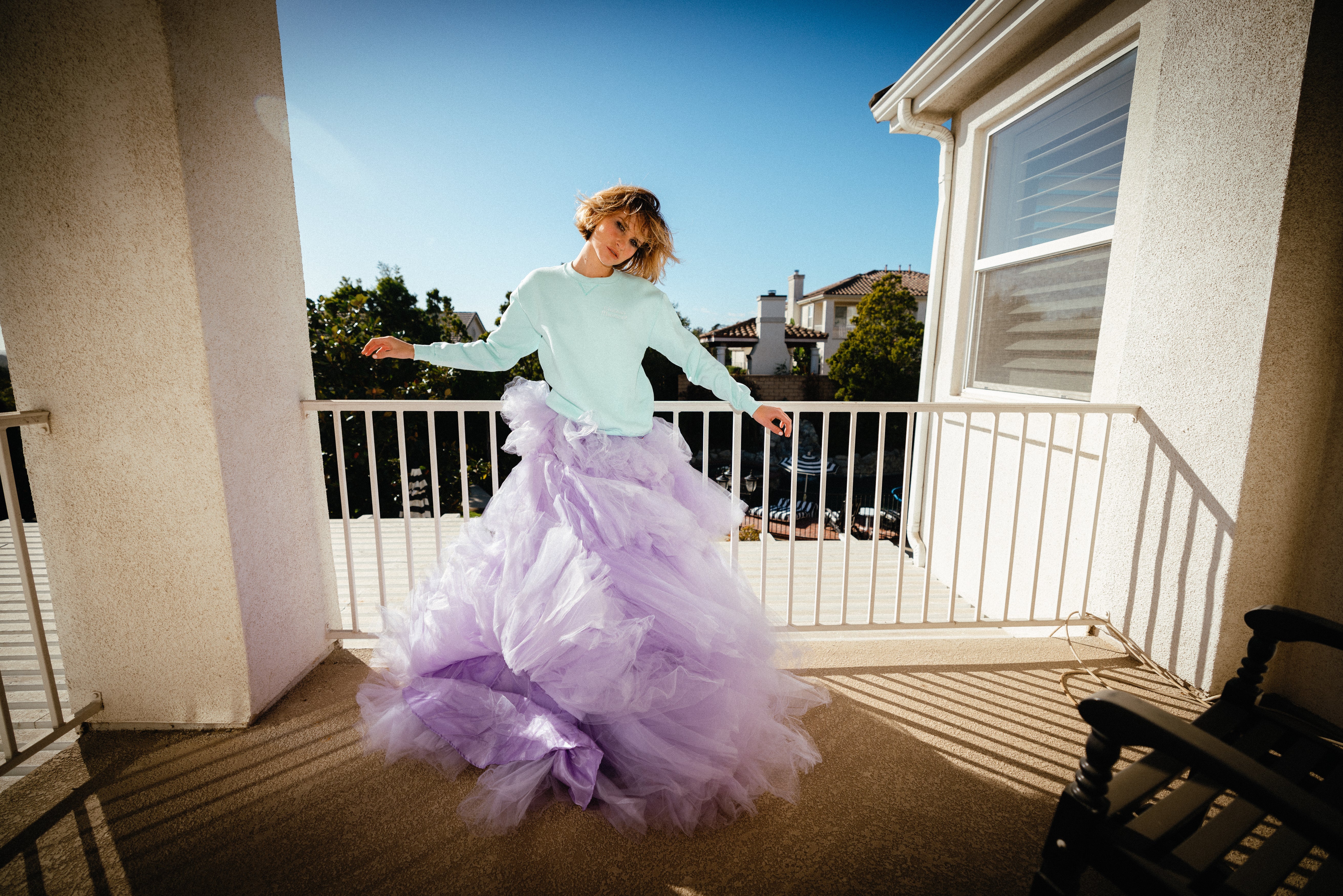 Chateau Marmont Baby Blue Sweatshirt from the 80's - Image 4