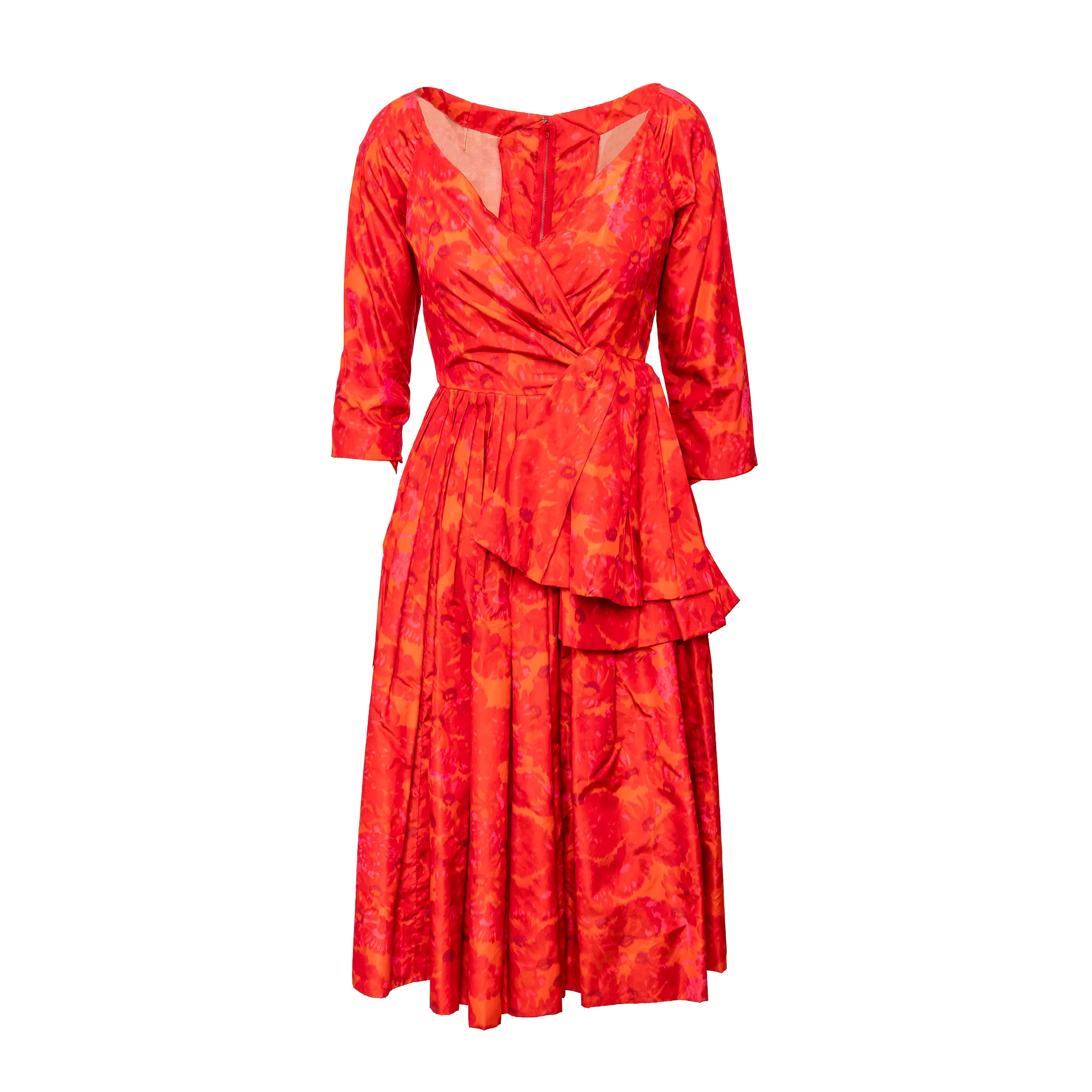 Christian Dior Boutique Silk Dress - '50s - Image 23