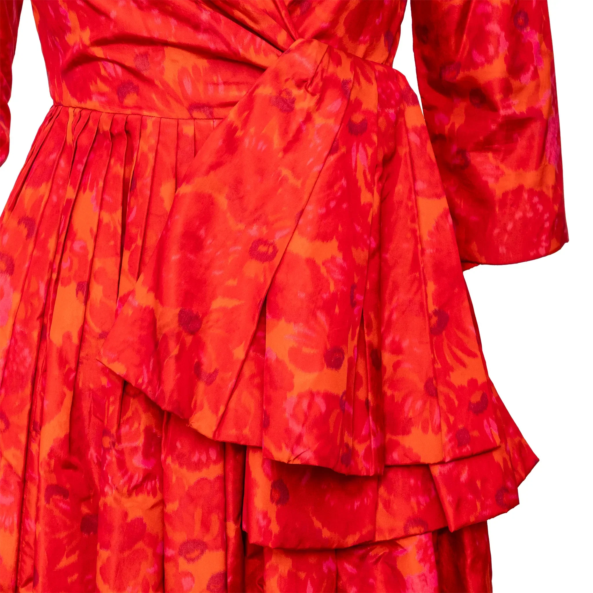 Christian Dior Boutique Silk Dress - '50s - Image 4
