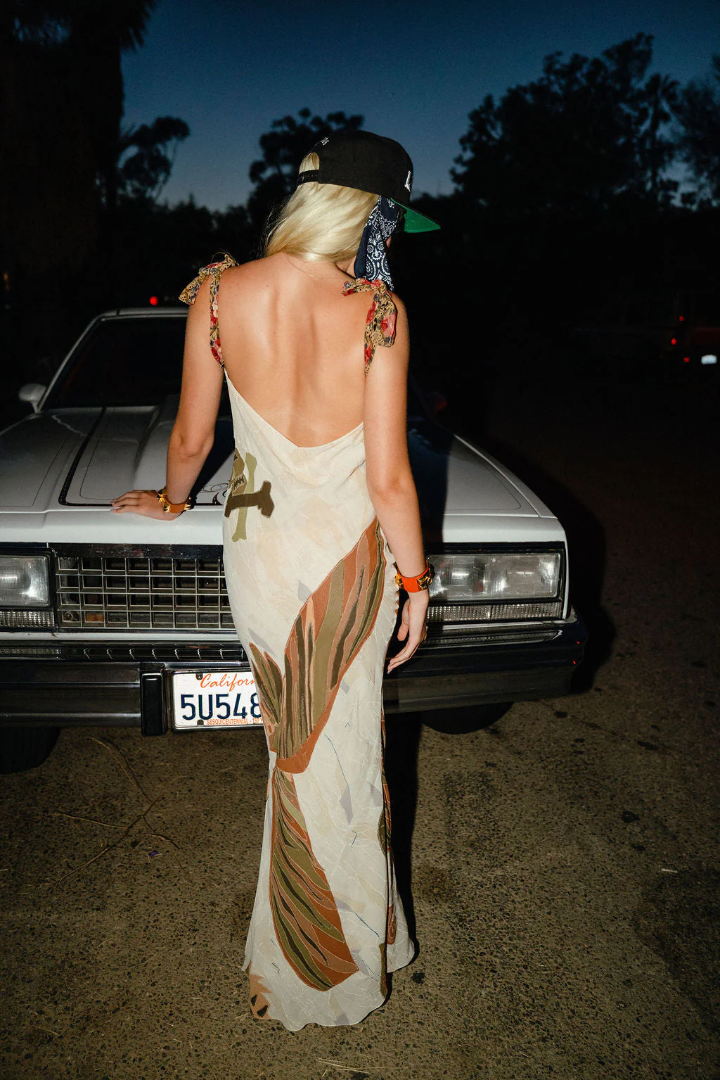 Christian Dior Fall 2001 Graphic Silk Dress - Image 3