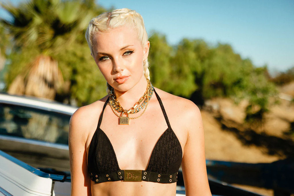 Christian Dior Logo Bikini Top-Early 2000's by John Galliano - Image 4