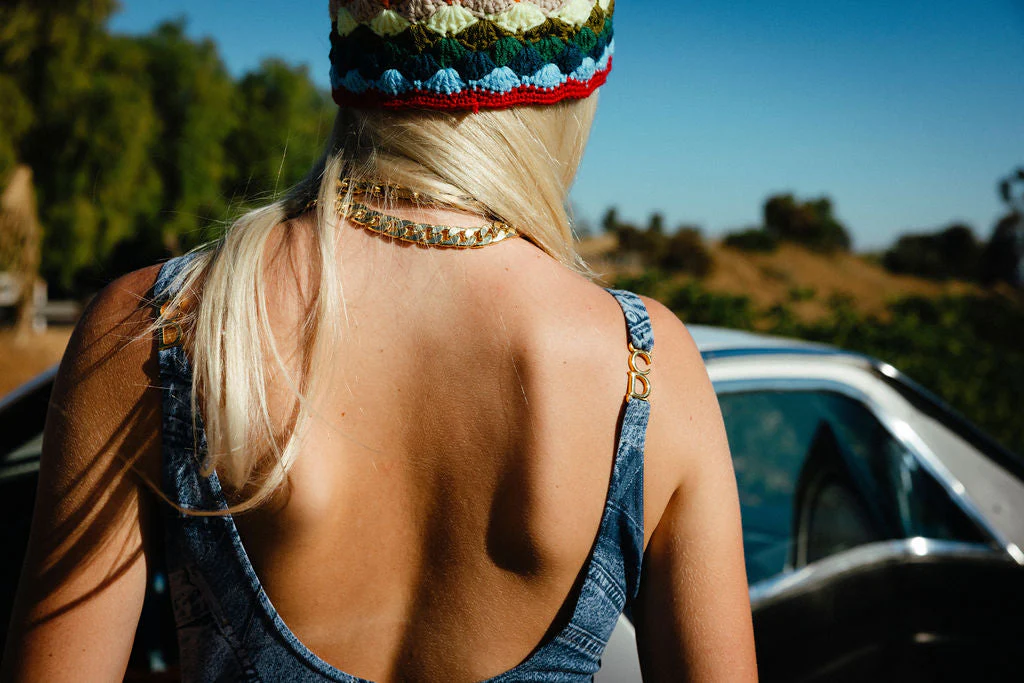 Christian Dior S/S 2000 Denim Print Bodysuit (by John Galliano) - Image 5