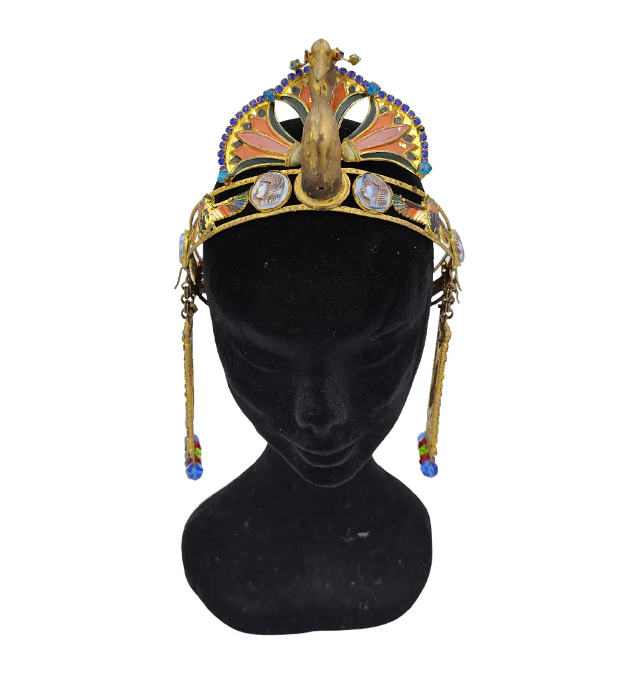 CORBELLA MILANO OPERA THEATER COSTUME ENAMELED BEADED JEWELRY SET - Image 3