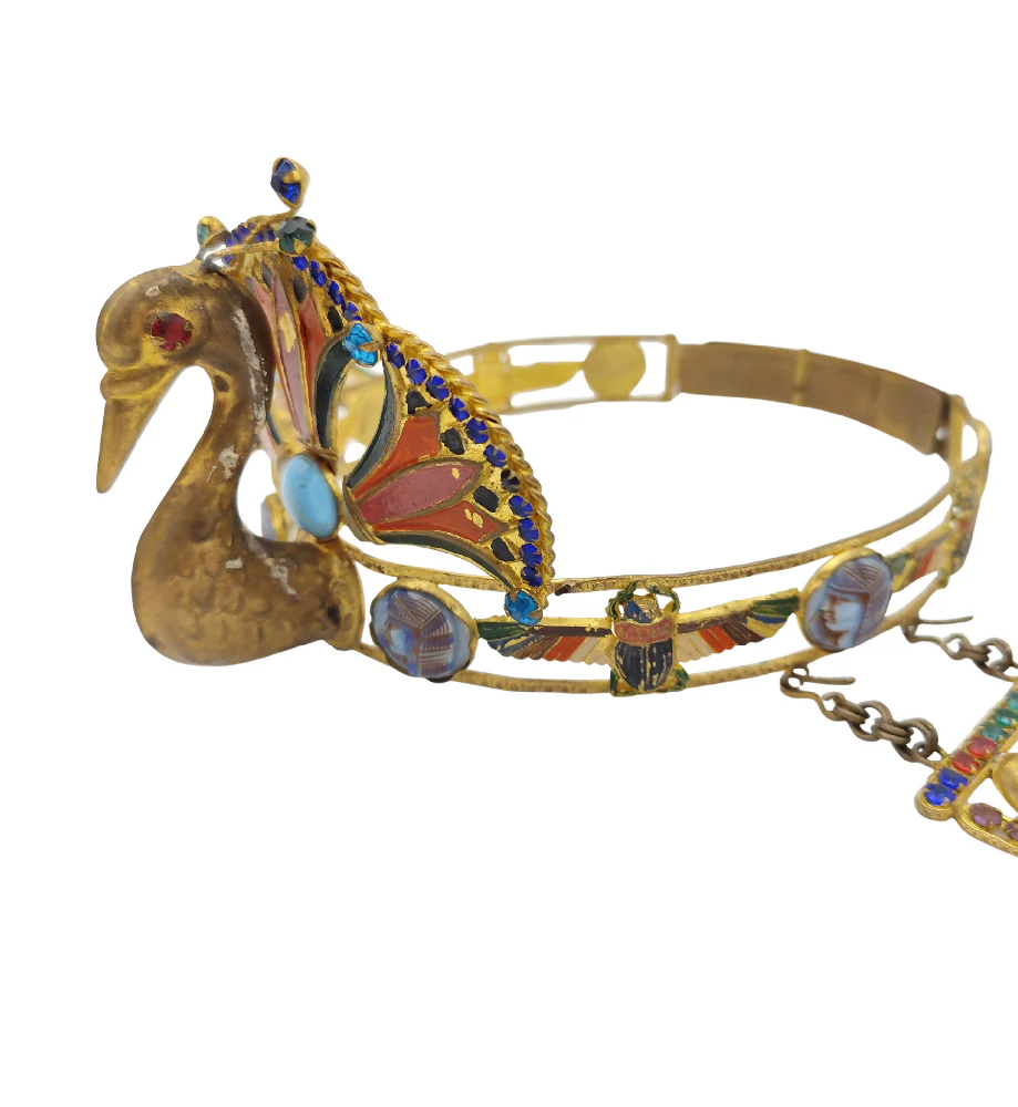 CORBELLA MILANO OPERA THEATER COSTUME ENAMELED BEADED JEWELRY SET - Image 4