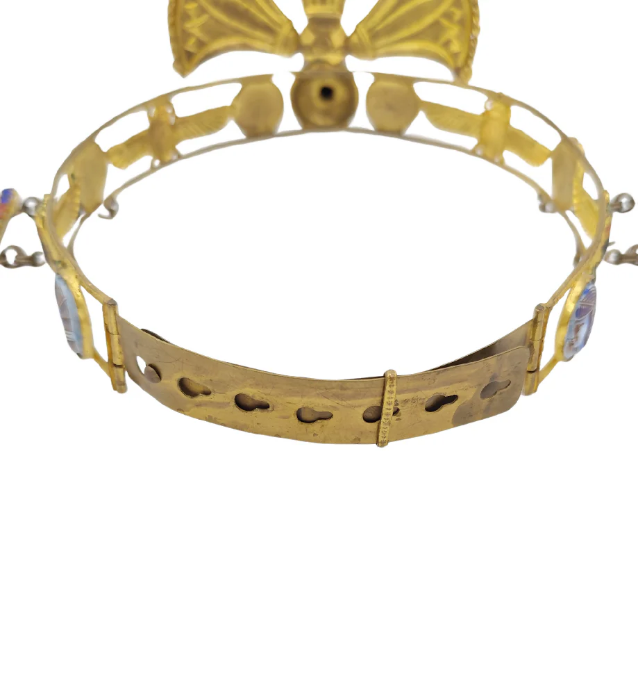 CORBELLA MILANO OPERA THEATER COSTUME ENAMELED BEADED JEWELRY SET - Image 5