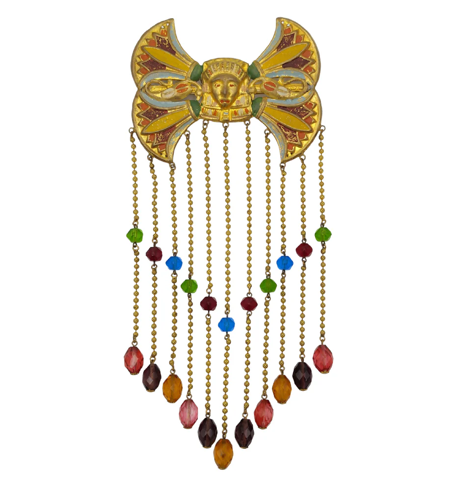 CORBELLA MILANO OPERA THEATER COSTUME ENAMELED BEADED JEWELRY SET - Image 9