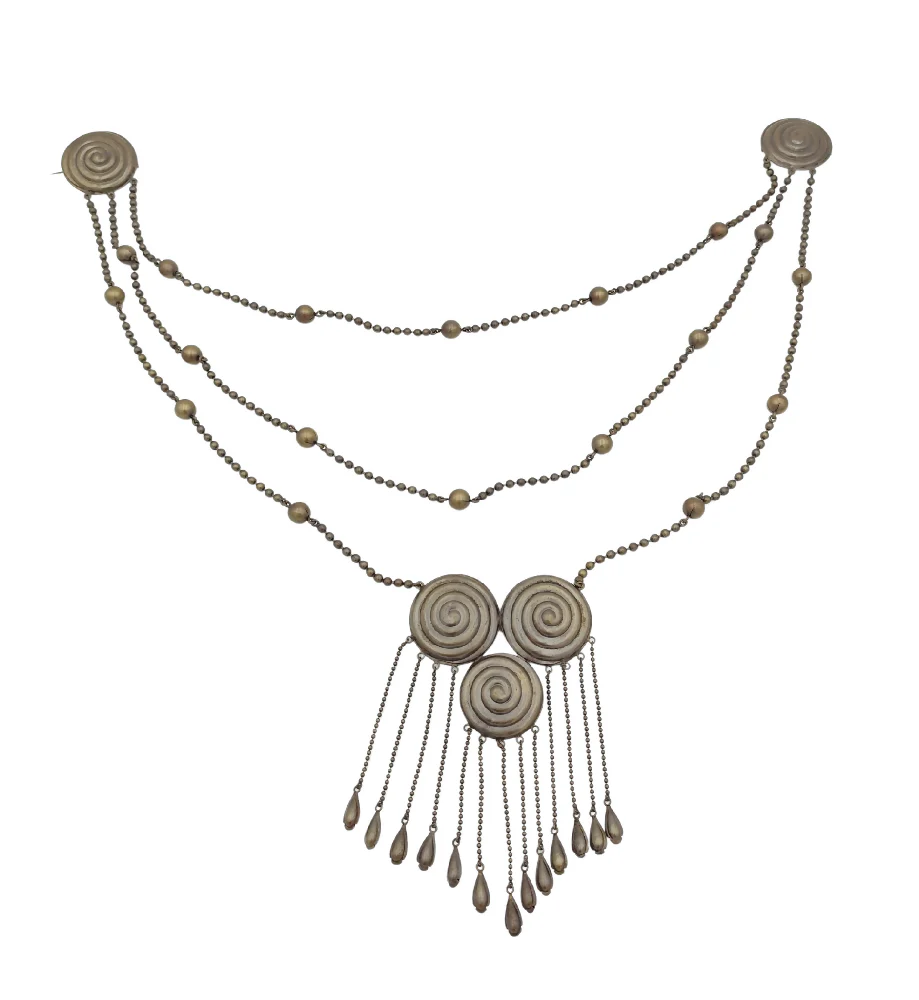 CORBELLA MILANO OPERA THEATER COSTUME SILVERGUN METAL JEWELRY SET - Image 5