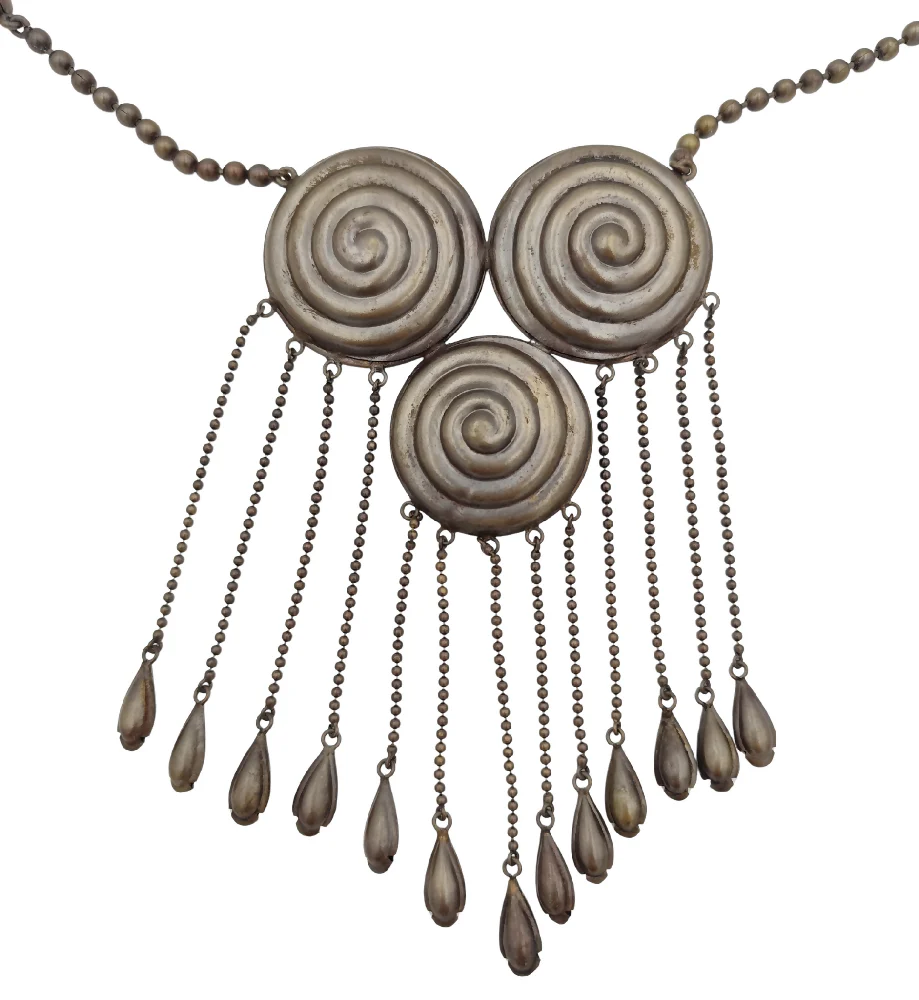 CORBELLA MILANO OPERA THEATER COSTUME SILVERGUN METAL JEWELRY SET - Image 6