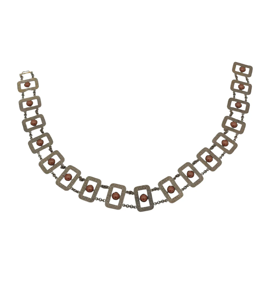 CORBELLA MILANO OPERA THEATER COSTUME SILVERGUN METAL JEWELRY SET - Image 7