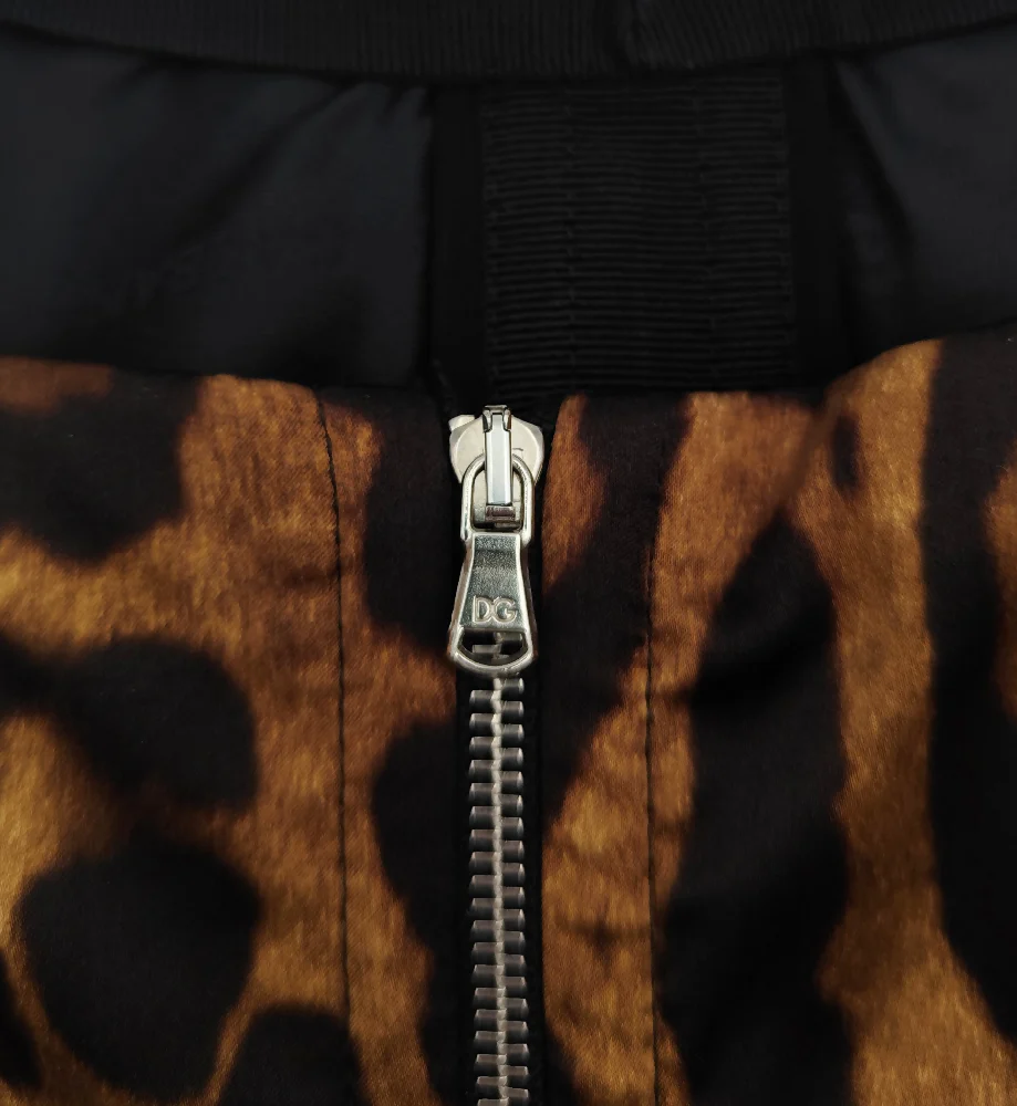 DOLCE&GABBANA LEOPARD PRINT SILK CORSET TOP - Image 8