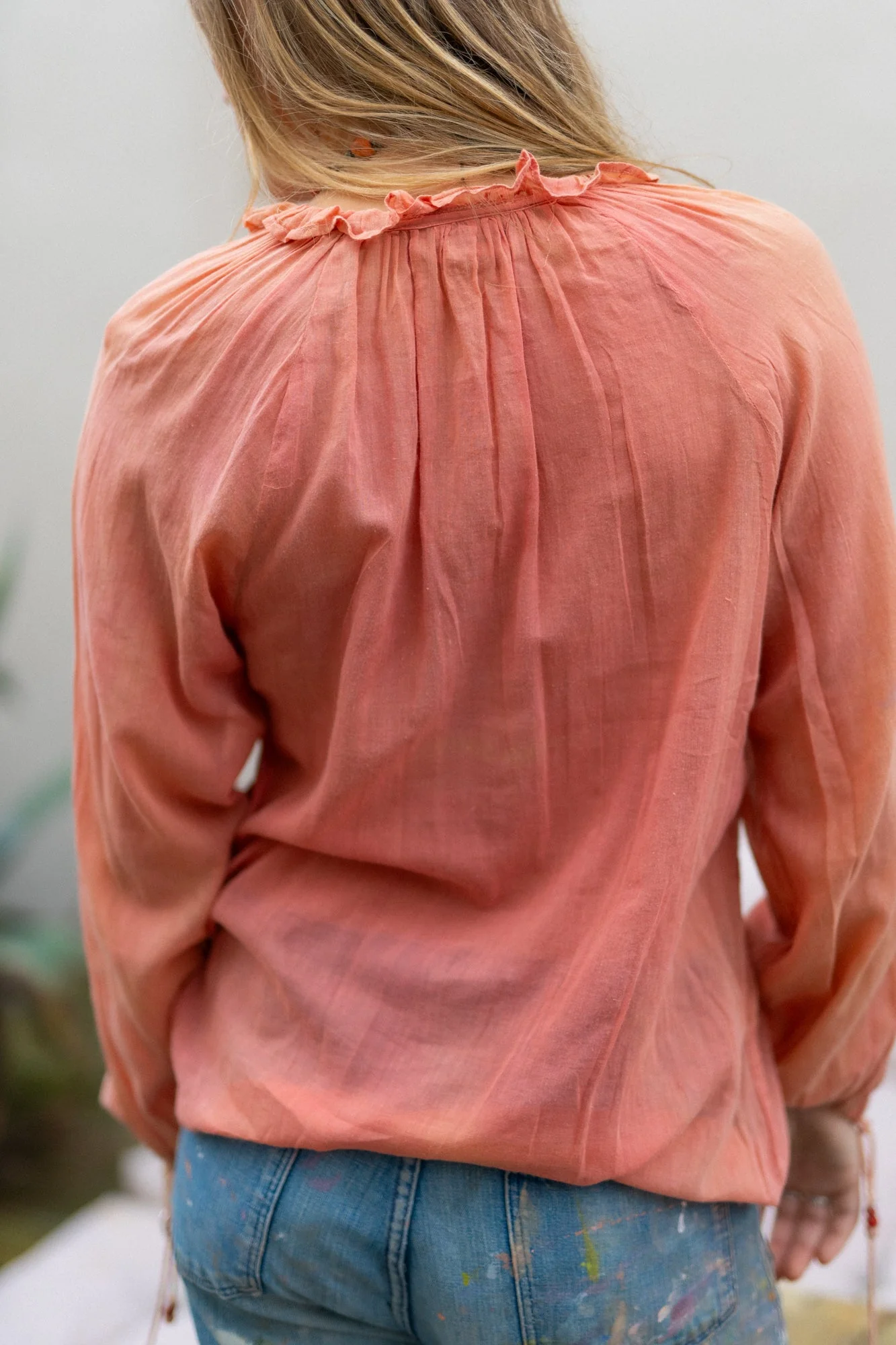 FADED COTTON BLOUSE - Image 10