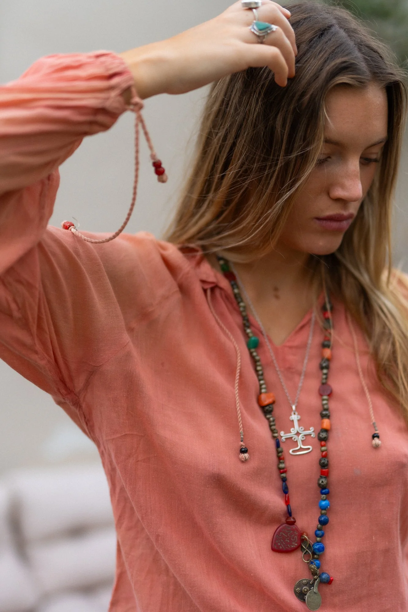 FADED COTTON BLOUSE - Image 5