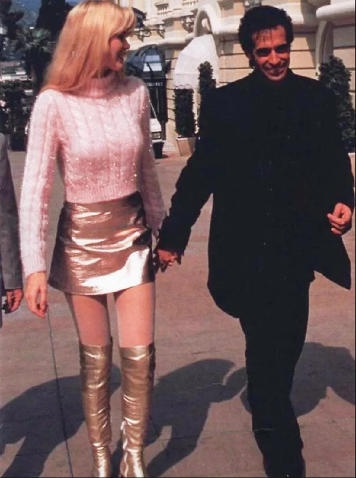 Gianni Versace F/W 1994 cropped cable knit turtleneck sweater-1994 - Image 5