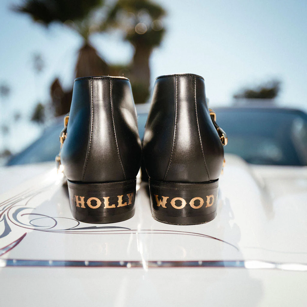 Gucci "Hollywood" Buckle Boots - Image 3