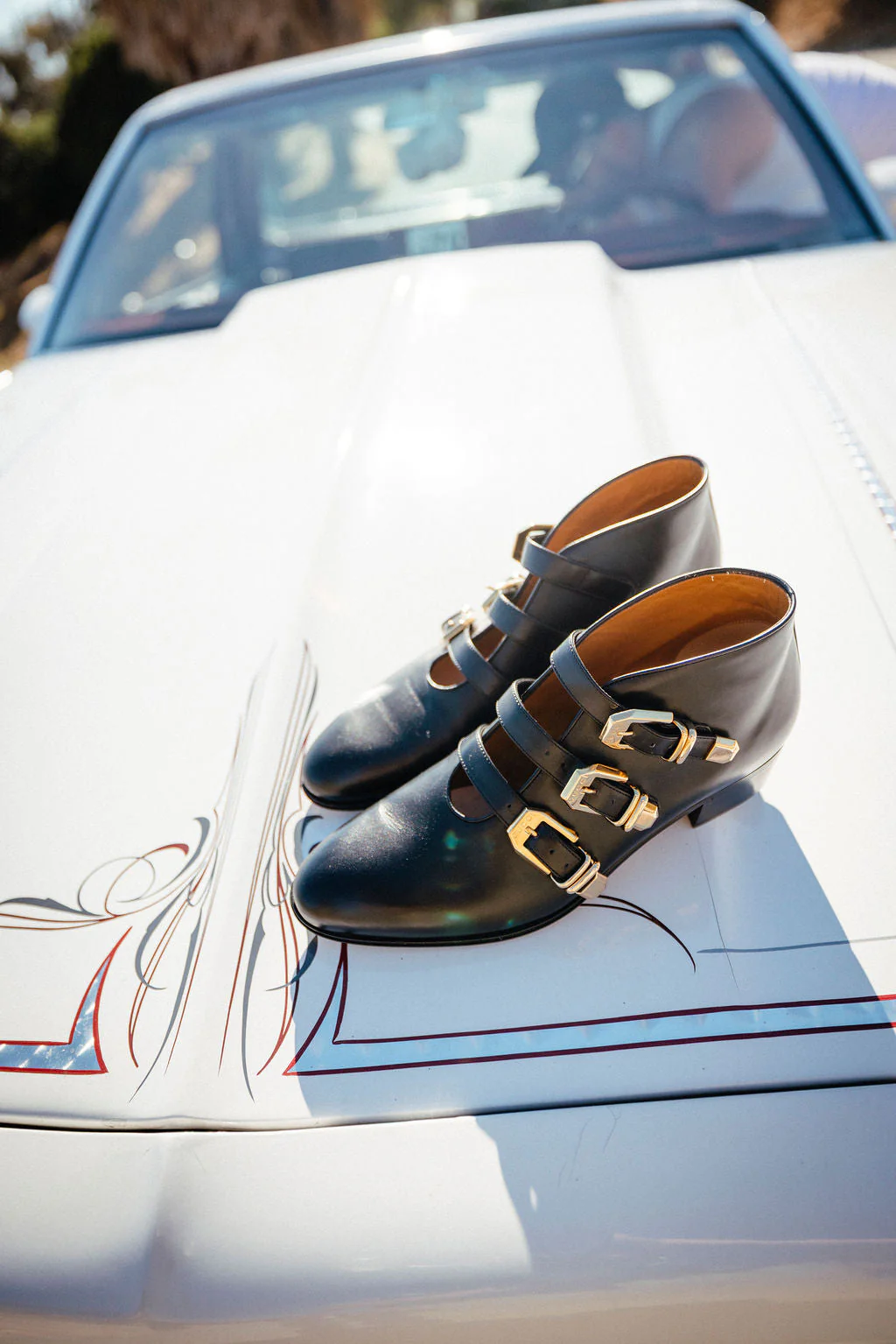 Gucci "Hollywood" Buckle Boots - Image 4