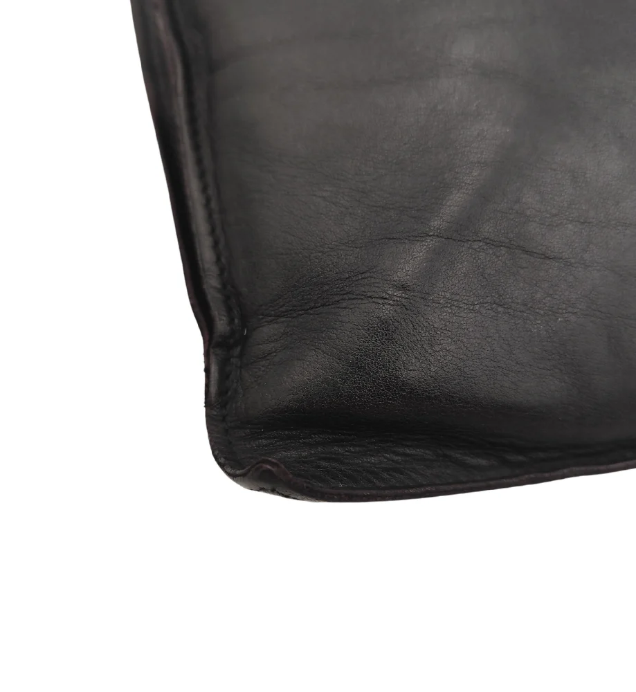 GUCCI TOM FORD S/S 1997 BLACK LEATHER CHAIN STRAP BAG - Image 7