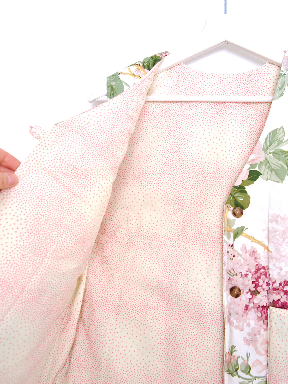 Handcrafted waistcoat with vintage fabric - Image 21