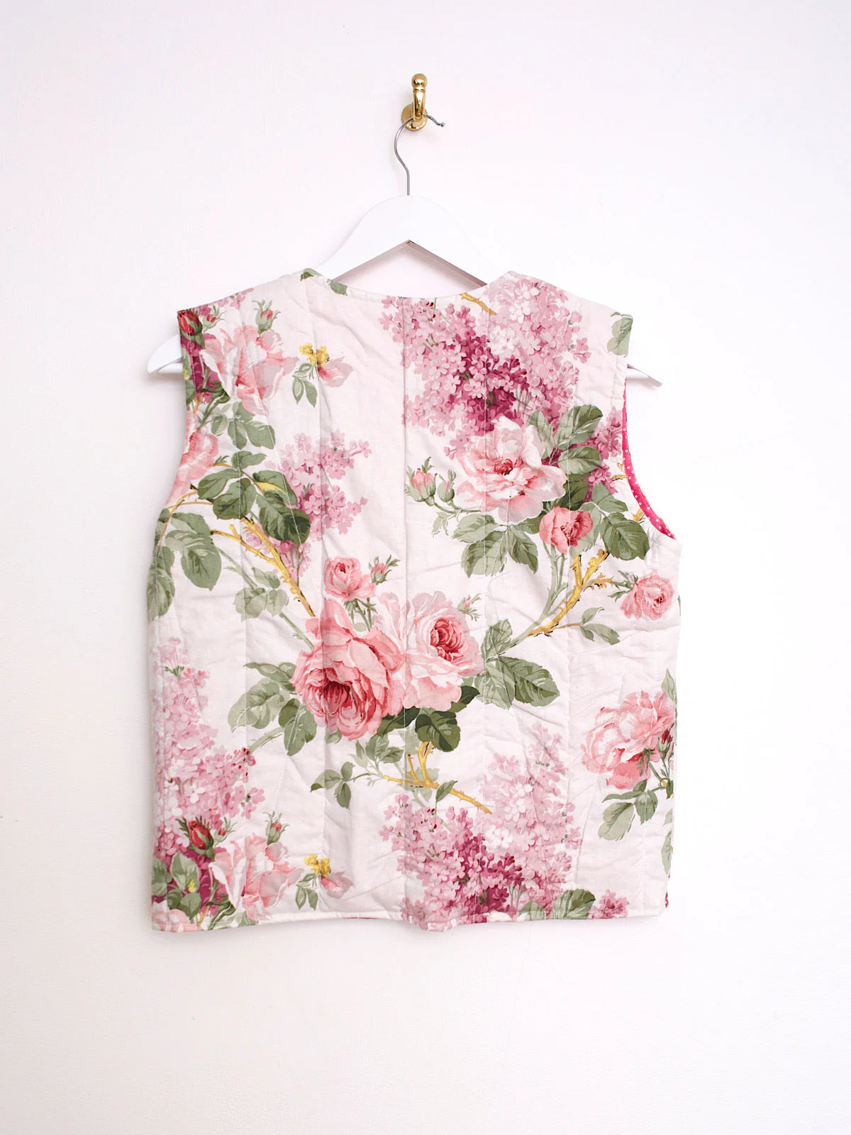 Handmade waistcoat with vintage fabric - Image 15