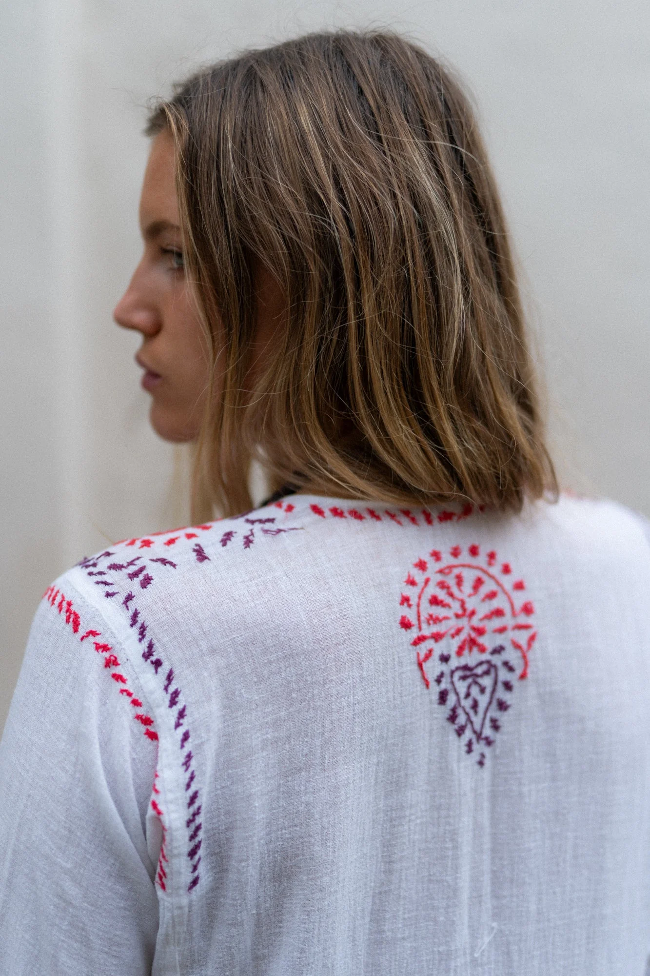 LATE 60S CHEESECLOTH DRESS - Image 13