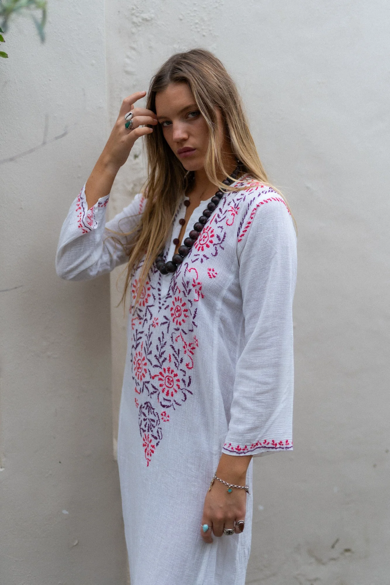 LATE 60S CHEESECLOTH DRESS - Image 3