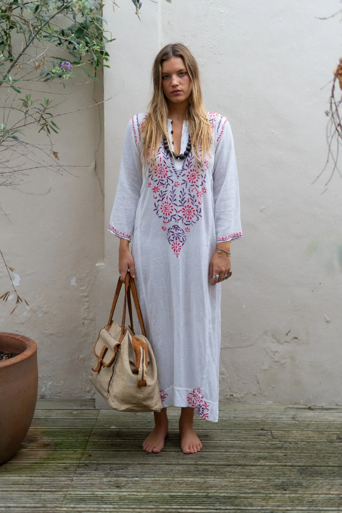 LATE 60S CHEESECLOTH DRESS - Image 8