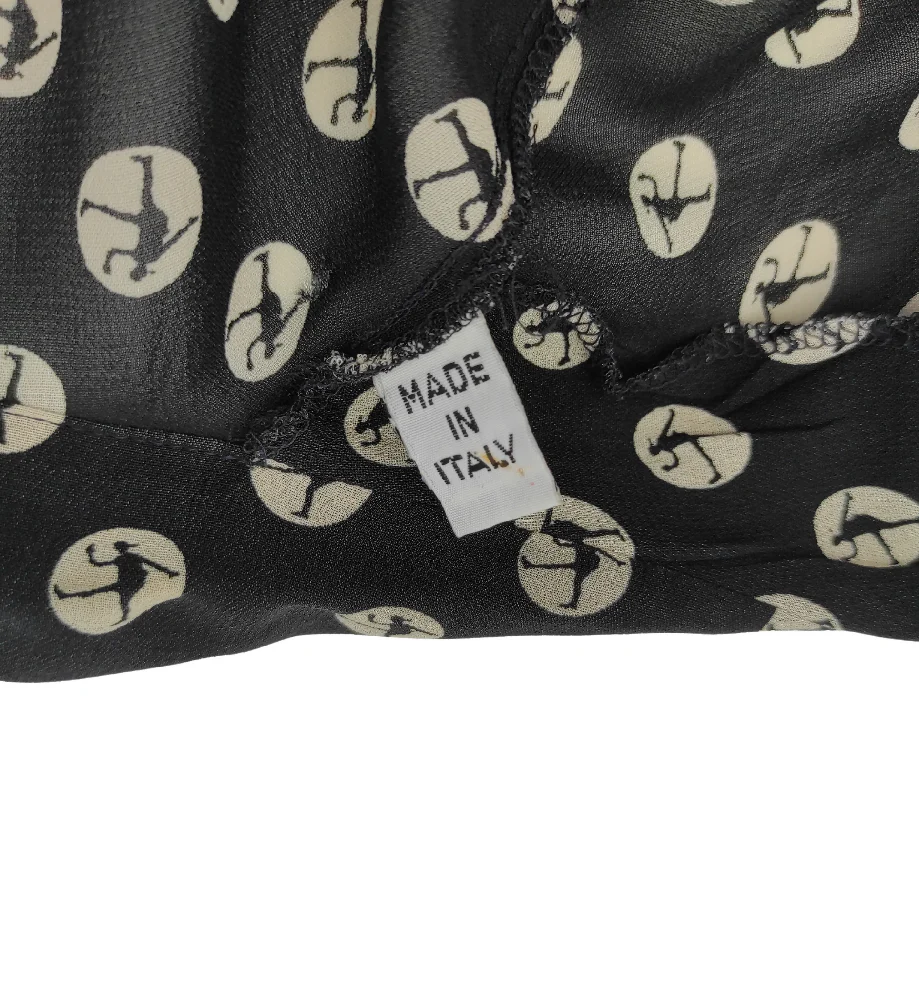 MOSCHINO CHEAP AND CHIC OLIVE OIL PRINT BLOUSE - Image 10