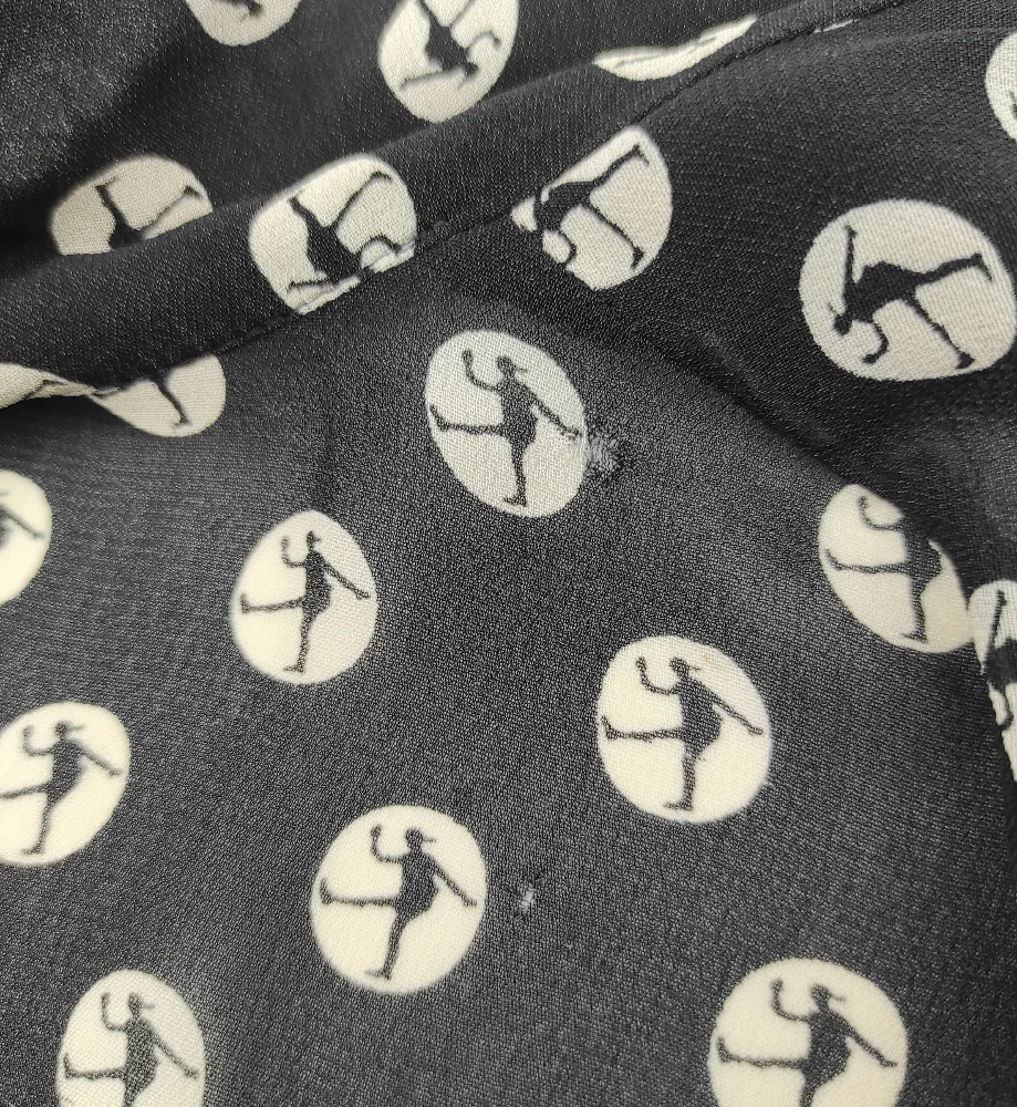 MOSCHINO CHEAP AND CHIC OLIVE OIL PRINT BLOUSE - Image 6