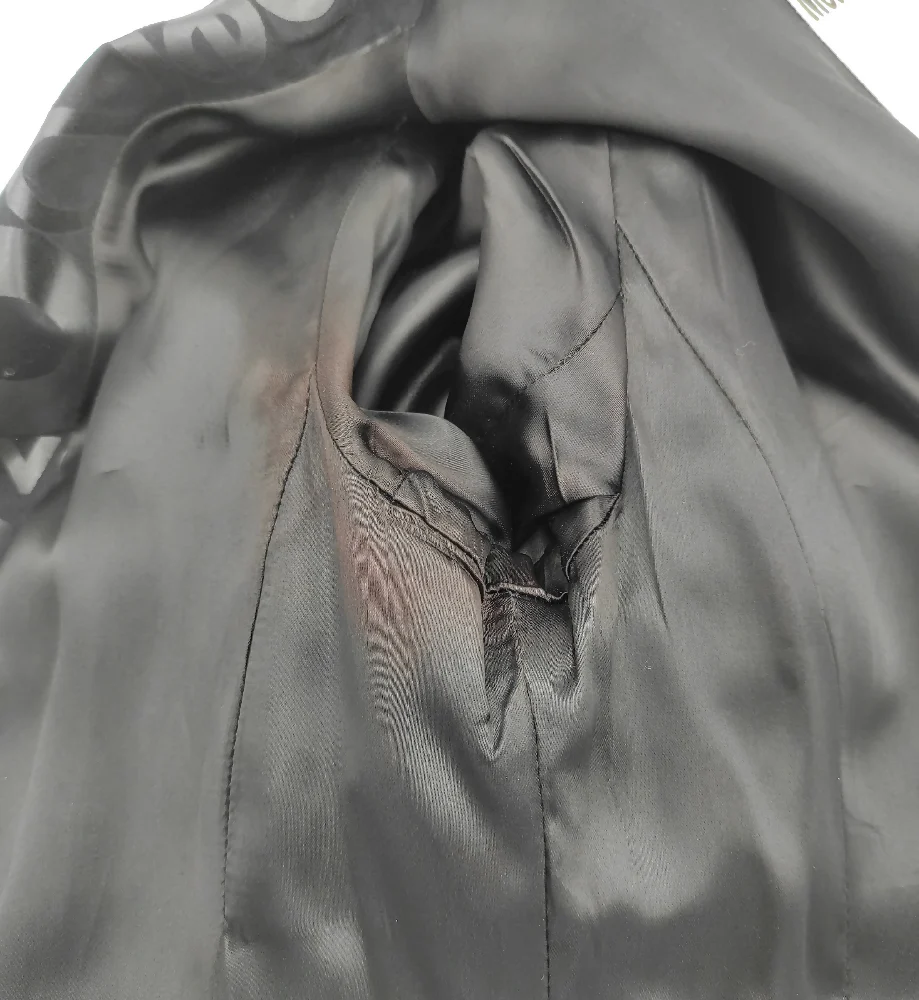 MOSCHINO JEANS "LOVE ALL OVER" PRINT BLACK BLAZER - Image 8