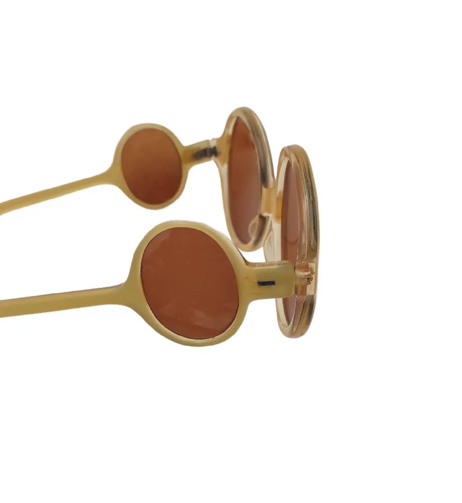 SHARRA PAGANO YELLOW 4 LENSES SUNGLASSES - Image 4