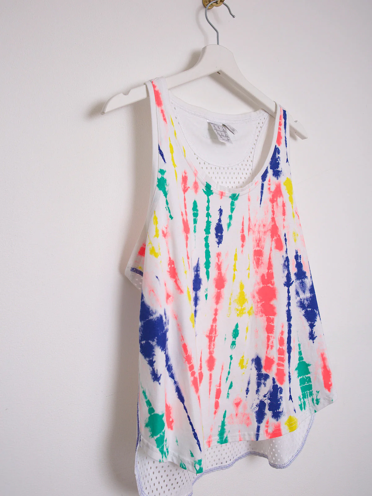 Stella McCartney Adidas vest top white with mesh - Image 5