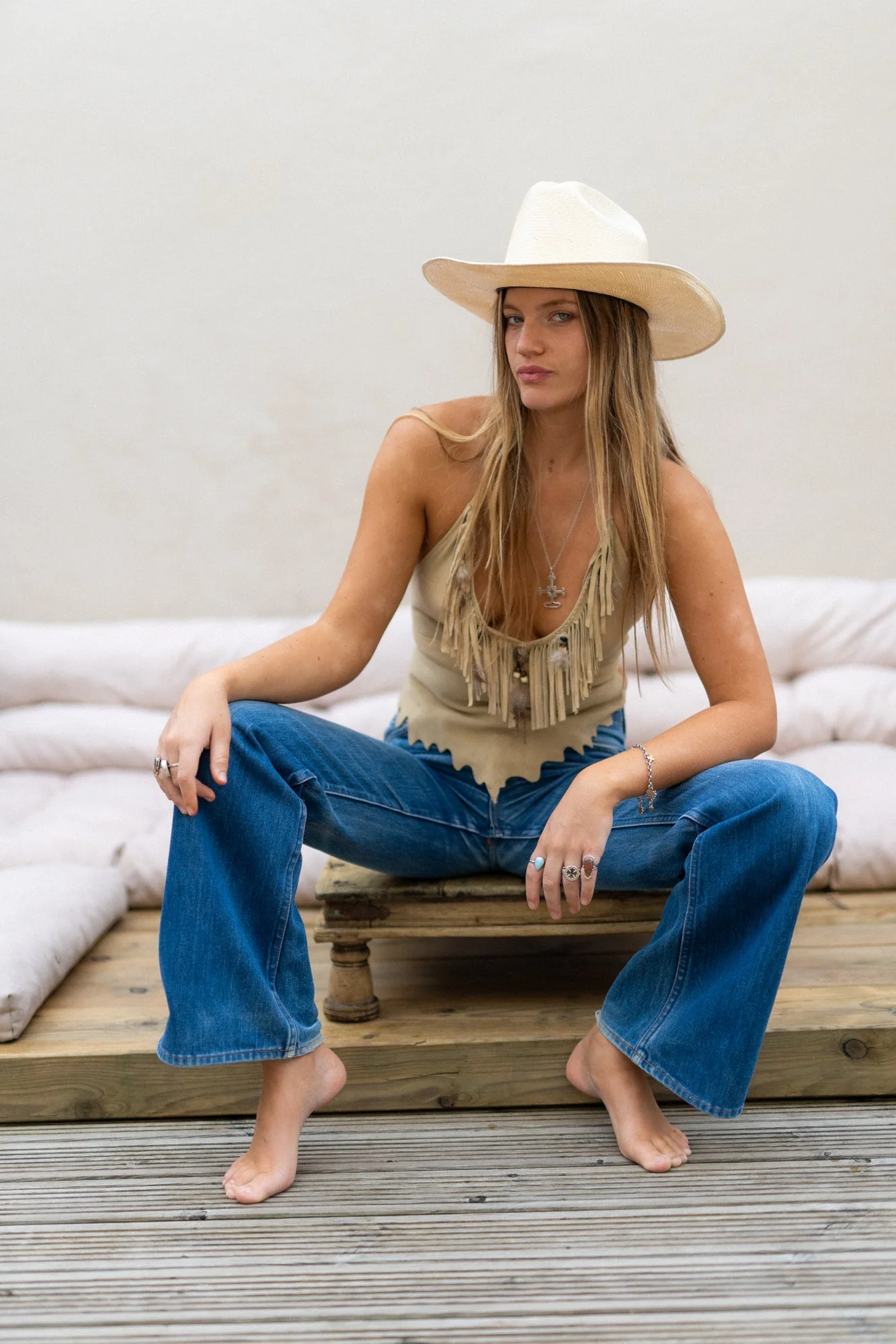 SUEDE HALTER TOP - Image 18